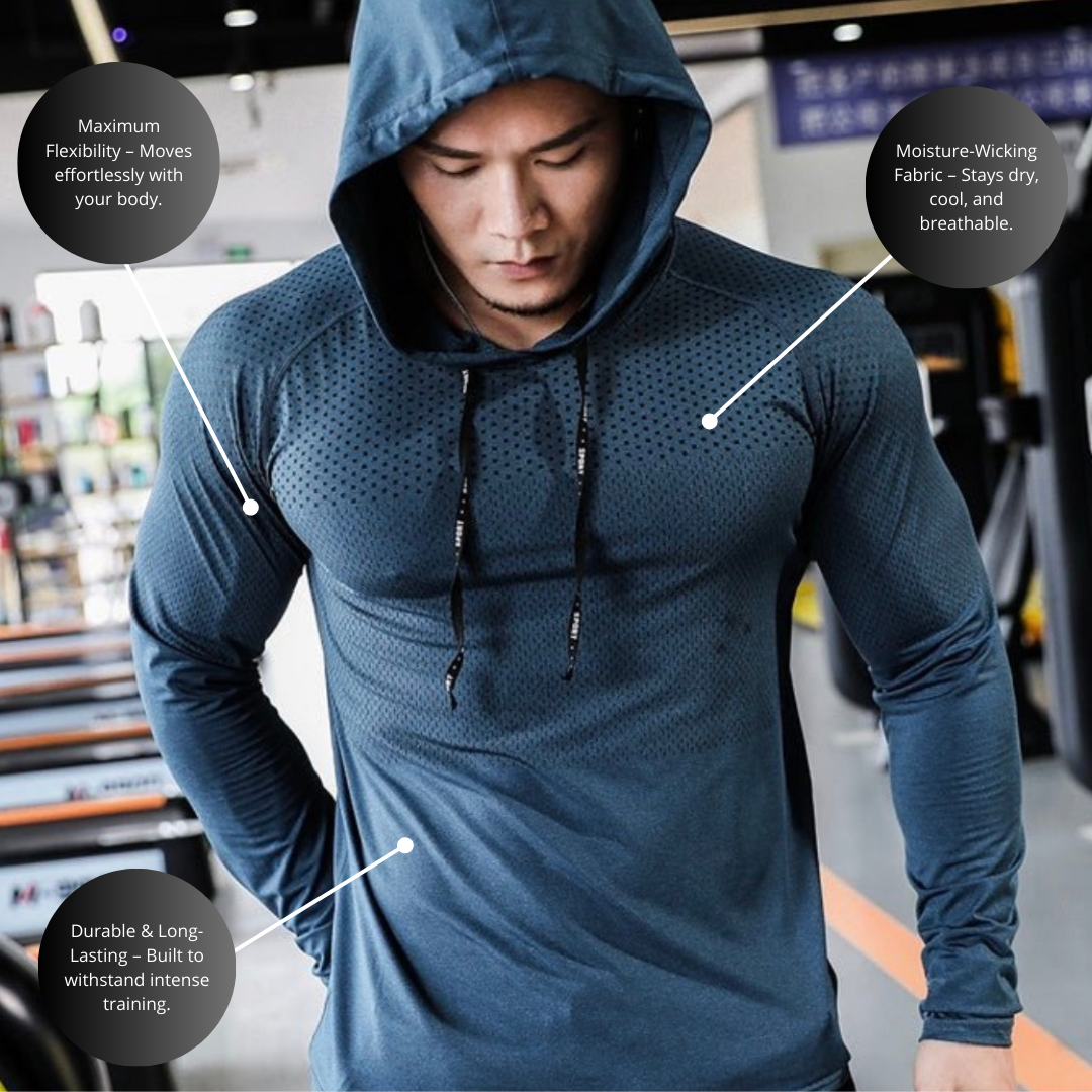 MuscleFlex Performance Hoodie